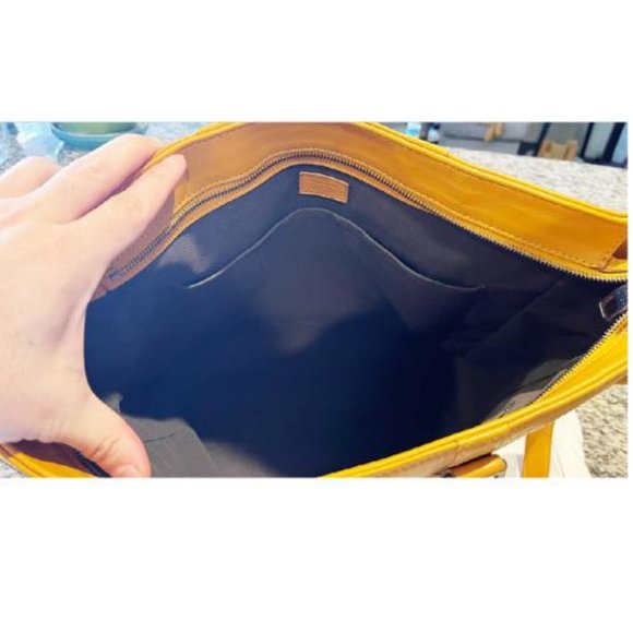 RARE!!!! LOUIS VUITTON TADAO MUSTARD DAMIER BAG - Picture 14 of 16